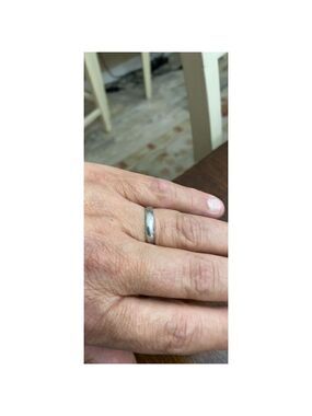 𝅺925 Sterling Silver 4mm Ring Elegant Solid Minimalist Simple Band Men & Women